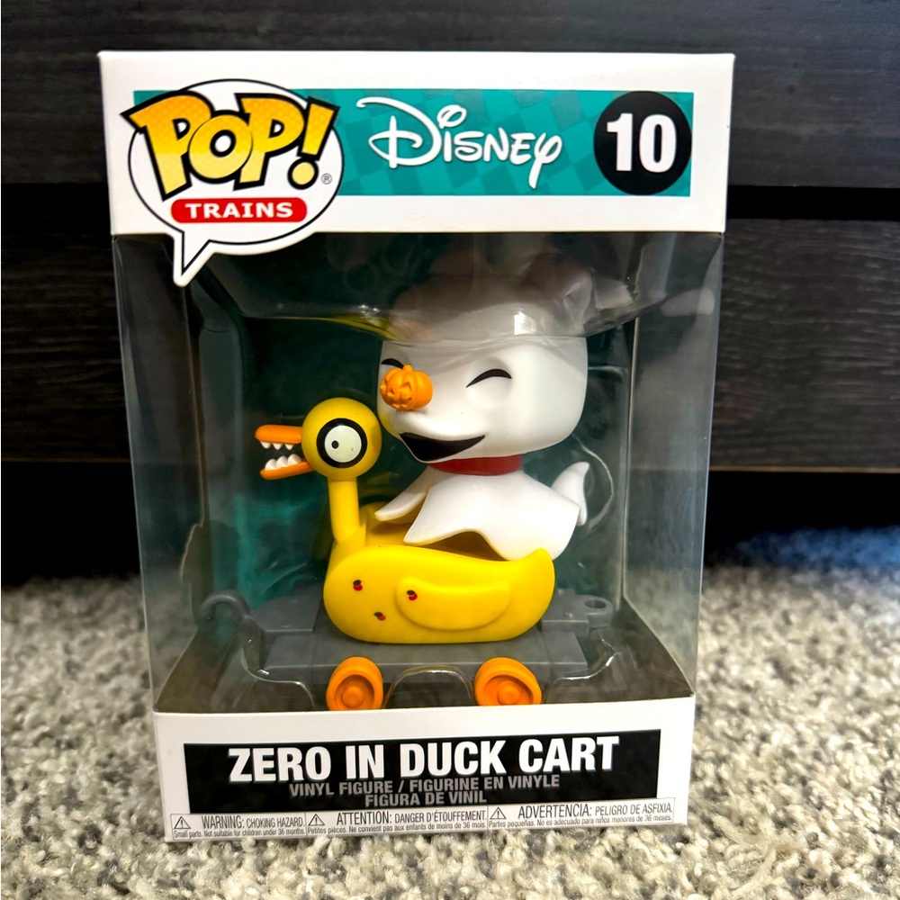 Disney Pop! Trains Zero in Duck Cart Vinyl Figure